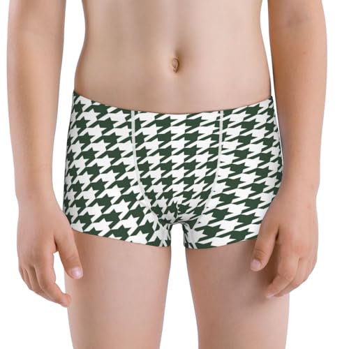 Boys' Cotton Boxer Brief Soft Underwear-Scottish Checkered