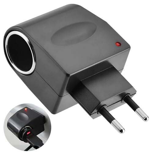 220 V a 12 V 500 mA Adaptador de Enchufe para Encendedor de Cigarrillos Convertidor de CA a CC de Corriente para Coche Adaptador de Fuente De Alimentación Inversor Enchufe Transformador de Voltaje