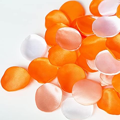 WEIERYUE 300PCS Silk Rose Petals,Beautiful Realistic Scatter Rose Petals Romantic Night Decoration,Mixed Color Artificial Flowers Petals,Wedding Table Confetti Party Favors Decoration Cover