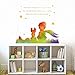 decalmile Pegatinas de Pared El Principito Frases Vinilos Decorativos Cuento de Hadas Adhesivos Pared Habitación Infantiles Niños Bebés Guardería