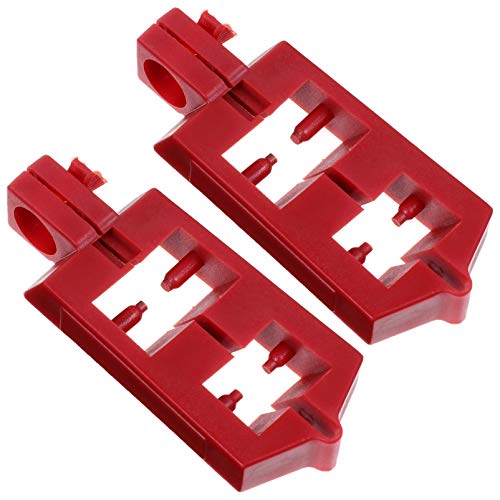 NAMOARLY 2pcs Breaker Lock Electrical Device Locks Mini Circuit Tagout Device Electrical Circuit Accessory Mini Labels Aitags Nametags Circuit Tagout Lock Out Circuit Breakers Red Plastic
