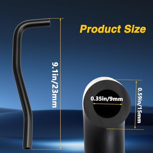 Image of FUSCH Automotive Vacuum Hose - PCV valve hose Compatible with Subaru Crosstrek 2.0L 2015-2016, Forester 2.5L 2011-2016, Impreza 2.0L 2012-2016, Replace# 99071AD690 99071AD630