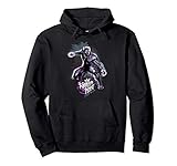 17MARF00220A-001 Marvel Black Panther Movie Warrior King Graffiti Pop Sudadera con Capucha