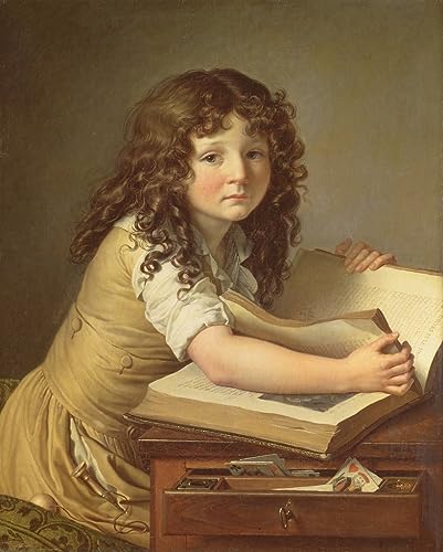 Affiche toile portrait Girodet de Roucy reproduction dart 60x90cm