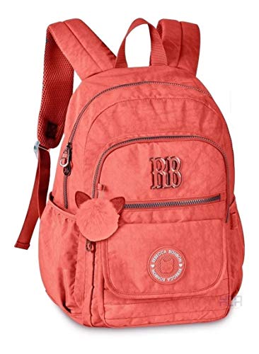 Kit Mochila + Estojo Notebook Rebecca BonBon RB2042 Laranja