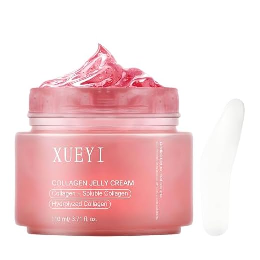 VRAIKO XUEYI Collagen Jelly Cream, Hydrolyzed Collagen Booster Gel Serum for Microcurrent Face Massagers, Improve Firmness Elasticity Hydrating Nourishing Revitalizing for Soft Smooth Skin