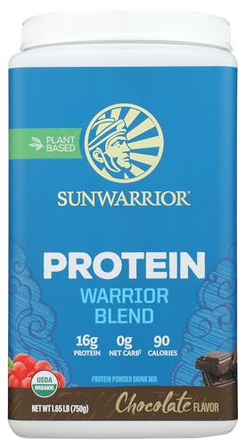 Protéines Chocolat Sunwarrior Warrior Blend 750 g végétale