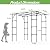 Grape Vine Trellis,Extra Large Garden Arch Trellis for Climbing Plants Outdoor-95.7?L?*61.6(W)*78.5(H) in,Heavy-Duty Metal Plant Support Trellis for Outdoor Yard Courtyard,Garden,Pavilions(25MM Pipe)