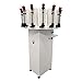TECHTONGDA Paint Colorant Dispenser, 14 Canister Base Paint Tinting Machine, Double Pump, Double Gauge Lock, 2.3L Drum Capacity, Electric Stirring Color Mixing Machine for Water or Oil Colorant