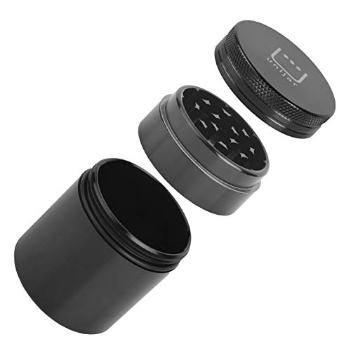 2 In 1 Smell Proof Herb Stash Jar Container With Grinder - By