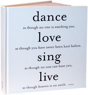 Dance, Love and Sing Journal from Quotable Cards