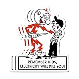 Sticker Pack 3, Vinyl Stickers for Adults Reddy Journaling Kilowatt Teens Warning Bike 4 Laptop Kids...
