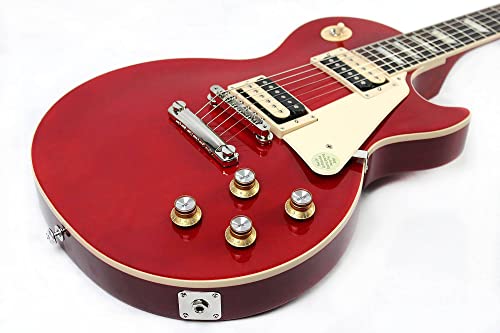Les Paul Classic Translucent Cherry - Les Beatles, Paul McCartney, John Lennon, RIngo Starr, George Harrison Les Paul Classic Translucent Cherry – Image 3