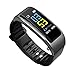 0,96 Pouces écran Couleur 2 en 1 Bluetooth Casque Smart Bracelet Mains Libres Smart Watch Bracelet Fitness Casque Écouteur Moniteur de fréquence Cardiaque Fitness Tracker pour Android iOS Gray