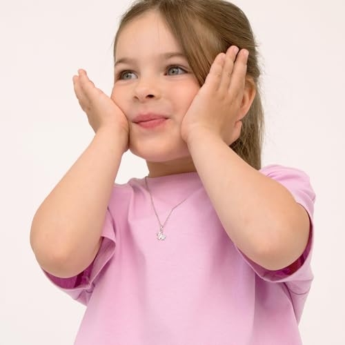 925 Sterling Silver Magical Multicolor Enamel Unicorn Star Pendant Necklace for Little Girls 16" - Enchanting Unicorn Charm Pendant For Girls - Unicorn Jewelry Gifts For Birthdays2