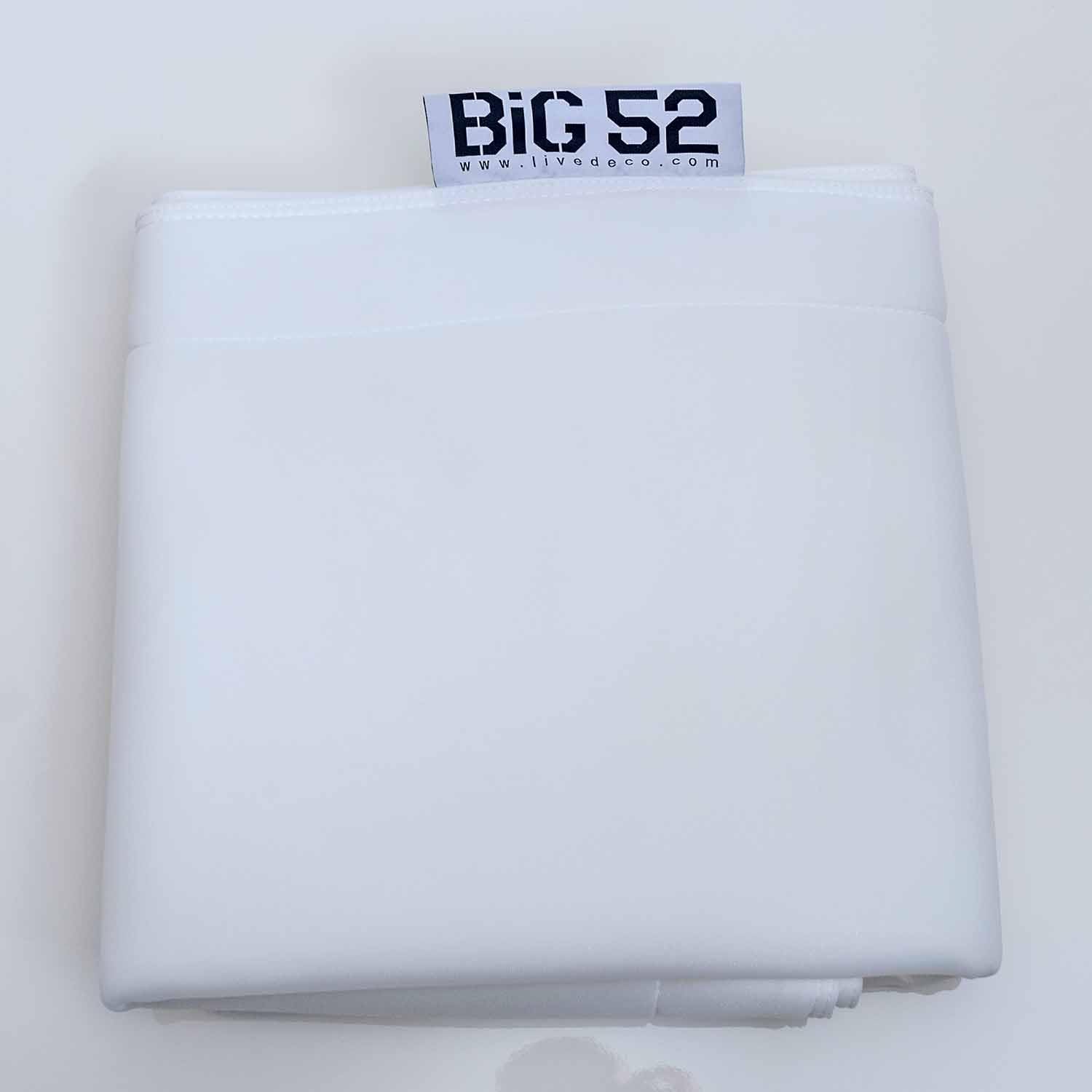 LIVEDECO - Housse Vide Pouf Géant XXL, Flottant pour Piscine, Blanc Pool BiG52