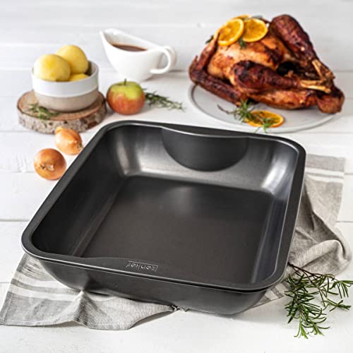 Rustidera horno XXL Zenker de acero profundo para cocinar grandes piezas sin desbordar jugos 8