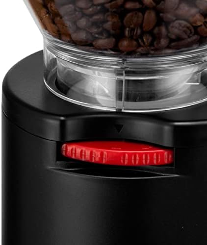 BODUM 11750-01UK 11750 Electric Burr Coffee Grinder, Black, 18/8 Stainless Steel