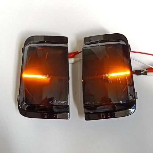 Intermitentes laterales 2 uds luz dinámica para espejo retrovisor coche 3