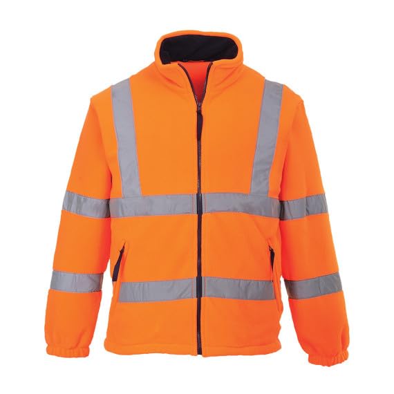 Manteau polaire haute visibilité avec doublure en maille avec bandes réfléchissantes F300