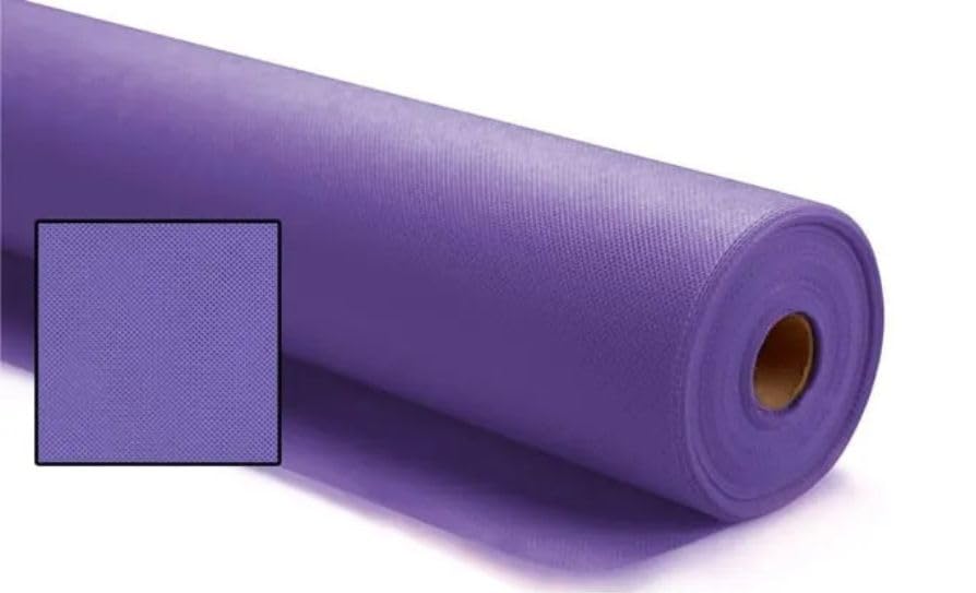 ACESA - Mantel Papel Rollo Tela Lila 1,20x50m | Impermeable, Reutilizable y Esterilizable Lavable para Hostelería y Eventos