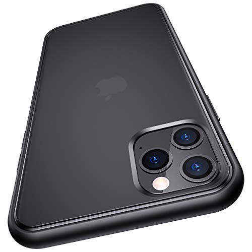 Meifigno Compatible with iPhone 11 Pro Case, [Military Grade Drop Tested], Translucent Matte PC with Soft Edges, Shockproof Phone Case Designed for iPhone 11 Pro 5.8 inch (2019), Black