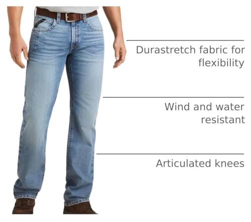 Image of Ariat Men's Rebar M5 Straight Durastretch Edge Stackable Straight Leg Jean