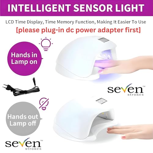 SEVEN STROKES Professional Intelligent SUN U V 48w 24 LEDs Automatic Sensor LED UV Nail Dryer Nail Curing Nail Art Lamp Manicure Pedicure Tool - Image 2