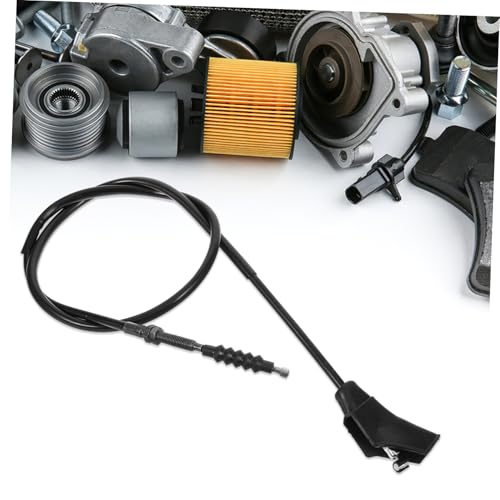 Cable de embrague negro ajustable con núcleo de acero inoxidable para motocicleta 3