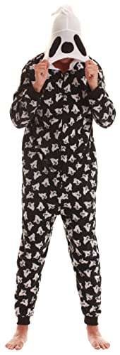 Just Love Adult Onesie Ghost Halloween Pajamas