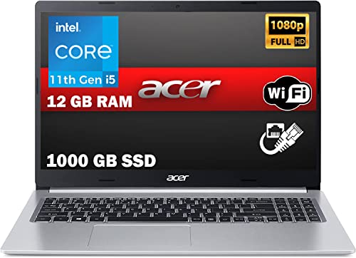 Acer i7 Notebook, CPU Intel i7 11. Gen 4 Core, RAM 20 GB SSD Nvme 1000 GB, 15,6 Zoll FHD, Intel Iris Xe Grafik, Windows 11 Pro, Office Pro, sofort einsatzbereit, gar. Italien – Bild 3