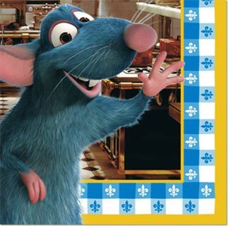 Ratatouille Beverage Napkins - 16 Count by Party Express