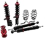 ECCPP Coilover Struts fit for Honda Spring Shocks Adjustable Coilovers Suspension Coil Spring Shocks and Struts Full Set fit for 2006-2008 for Honda Fit