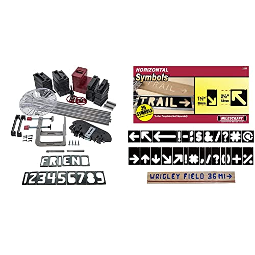 Milescraft Sign Making Kit With Additional Arrows And Symbols