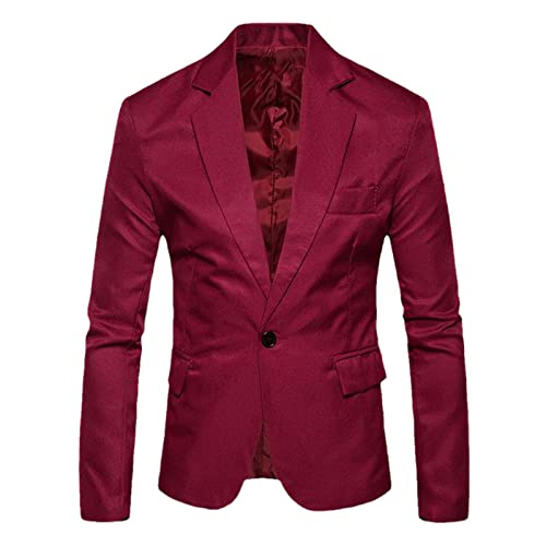 Manteau décontracté de coupe ajustée Kelsiop aux finitions soignées en rouge