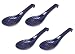 Happy Sales HSSP-BDF4, Ceramic Soup Spoons 4 pc, Blue Dragonfly