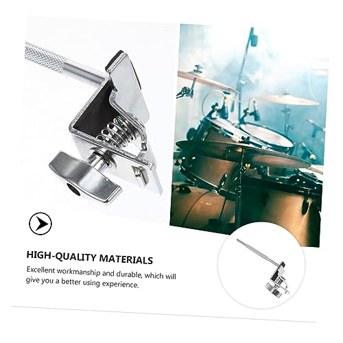 Clip profesional para cowbell, accesorio de percusión pequeño para batería, diseño duradero para montaje seguro miniatura 5