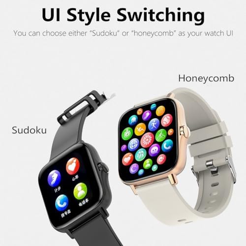 Smart Watch for Women Men(Answer/Make Calls), Smartwatch for iOS and Android,Fitness Tracker Watch IP67 Waterproof, Heart Rate, Sleep Monitor and Steps Calories Counter (Rose Gold) 9 41JiZ0RogOL. AC