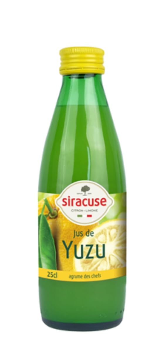 Siracuse Jus de Citron 120 x 5ml/Boite, 500ml/Bouteille, 5L/Bidon et Jus de Yuzu 250ml/Bouteille - Lot 1, 2 et 3 Unités - Livraison Gratuite France (3, Yuzu 250ml)