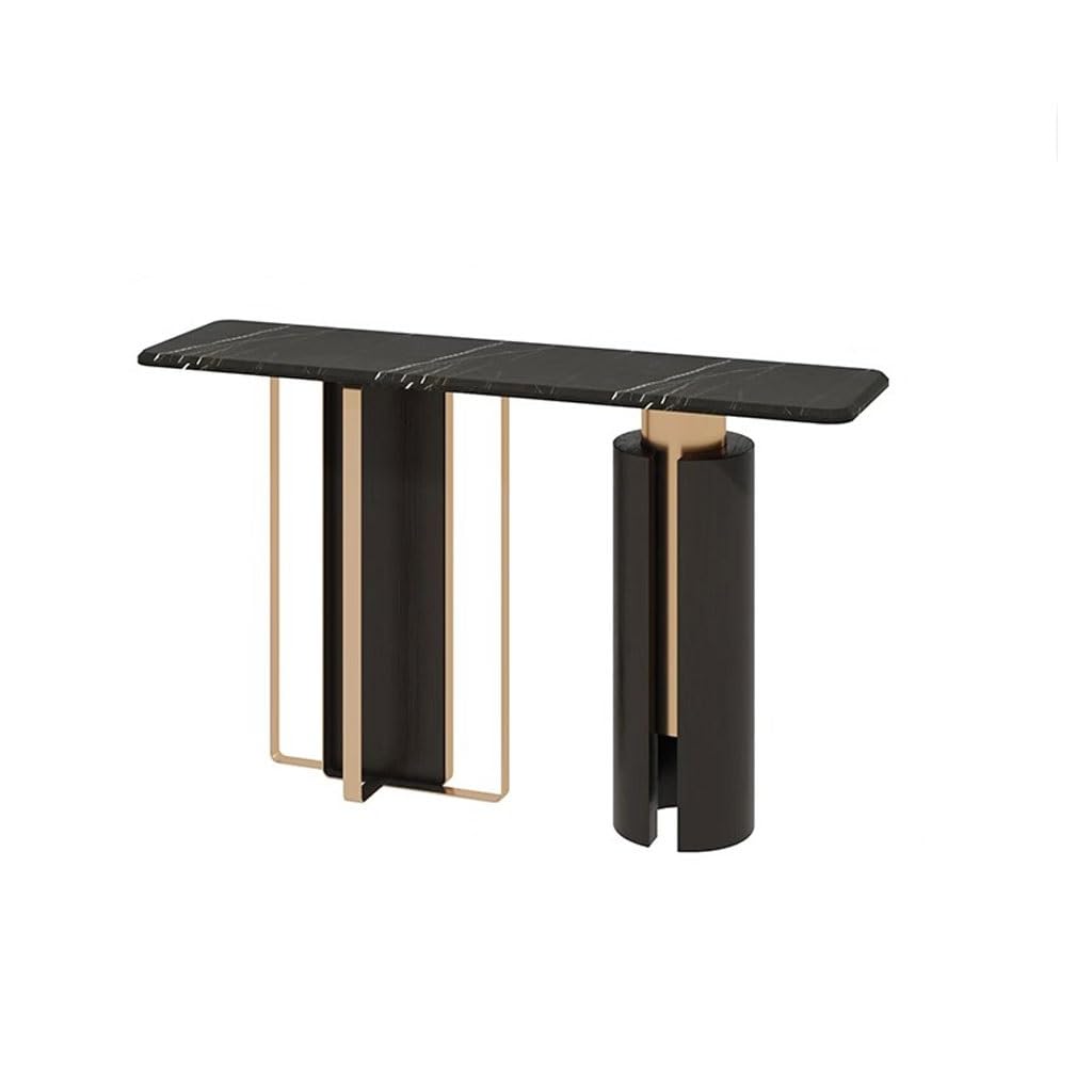 ENGENDER Console Tables Modern Simple Ultra-narrow Entrance Table Living Room Wall End View Light Luxury(M:120CMX35CMX80CM)