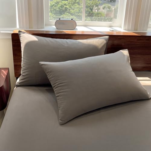 Drap de lit 120x230cm coton uni bleu foncé drap plat pour lit simple textile - 7
