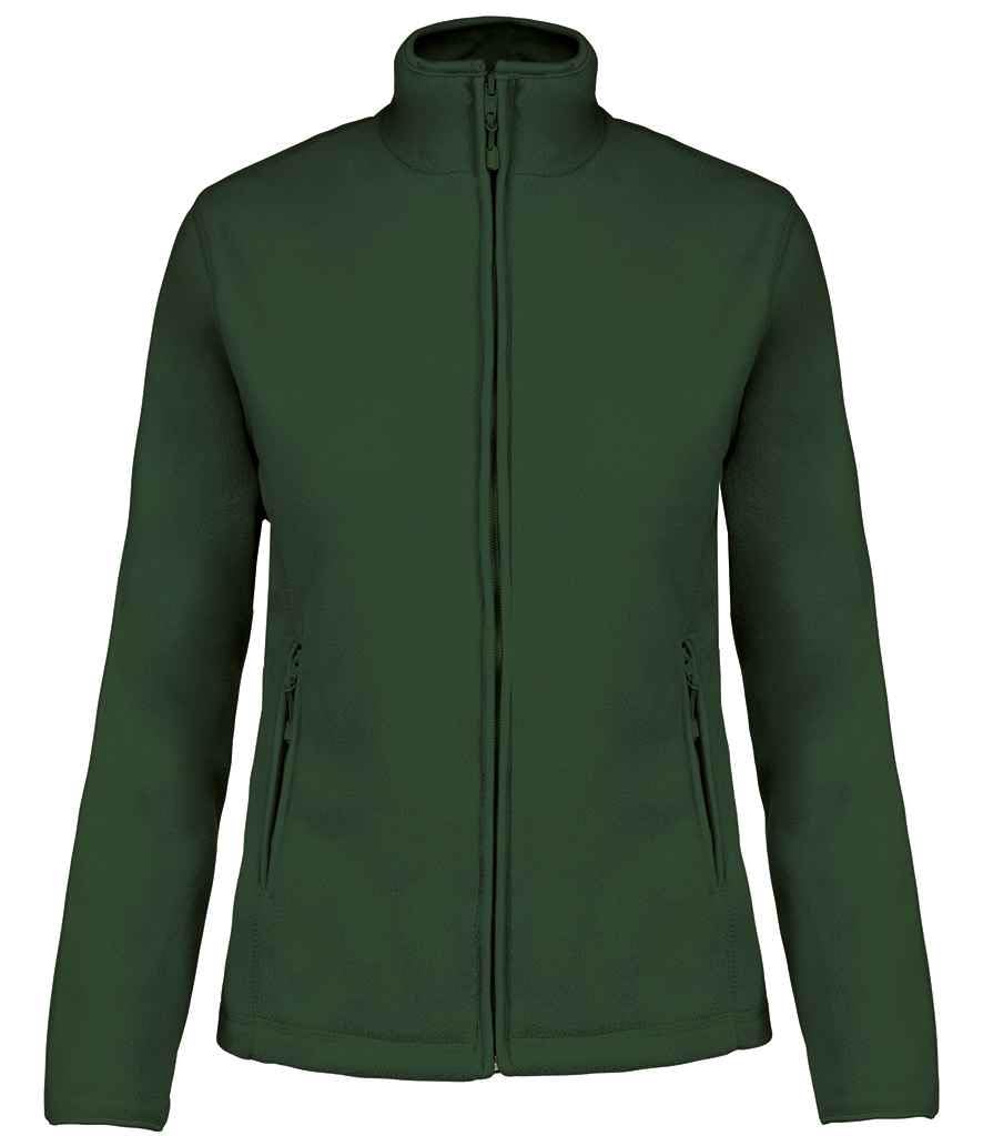COOZO Ladies Maureen Micro Fleece Jacket - Forest Green - XL