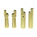 20 Pairs Amass 4.0mm 4mm Gold Banana Bullet Connector Plug Male Female for RC Battery ESC Motor