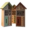 ZDTrading Insectenhotel, insectenhuis voor terras, balkon of tuin, om op te hangen, onbehandeld, natuurlijk, van echt…