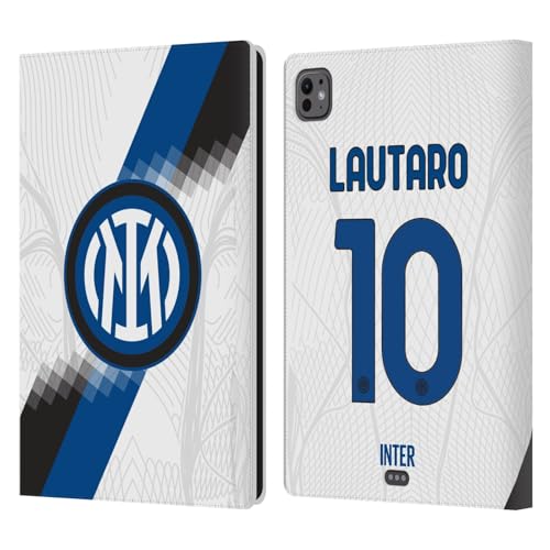 Head Case Designs Officially Licensed Inter Milan Lautaro Martínez 2023/24 Players Away Kit Leather Book Wallet Case Cover Compatible with Apple iPad Pro 11 M4 2024