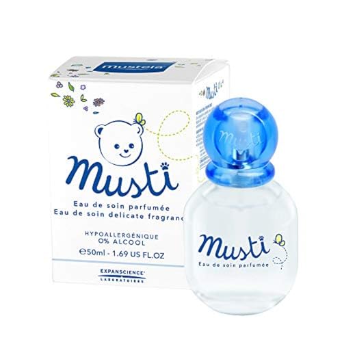 Mustela Musti Baby Perfume & Cologne Spray – 50ml | Alcohol-Free, Plant-Based Fragrance for Boys & Girls | With Chamomile & Honey Extracts | Gentle, Delicate Scent for Babies