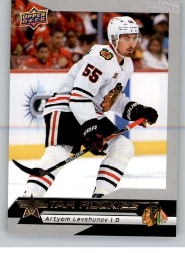 2025-26 Upper Deck Star Rookies #25 Artyom Levshunov Chicago Blackhawks Official Hockey Card in Raw (NM or Better) Condition