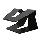 ノートパソコン スタンド ECLIPSE CREAT ノートPCスタンド 冷却 MacBook - アルミニウム製 プレミアム ブラック