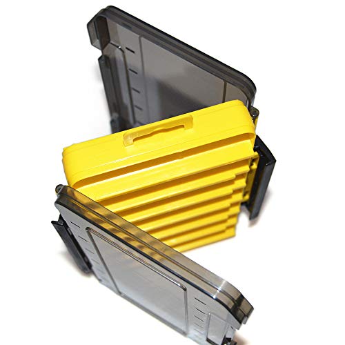 Estojo de armazenamento, Andoer 4 PCS Caixa de pesca isca de pesca Caixas de anzol Lateral Caixa de