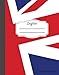 Produktbild English Composition Notebook College Ruled: Writer's Notebook for Schools, Teachers, Offices, Students (8"x10") UK Flag, Perfect Bound, 110 Pages (Language Learning Composition Book, Band 9)